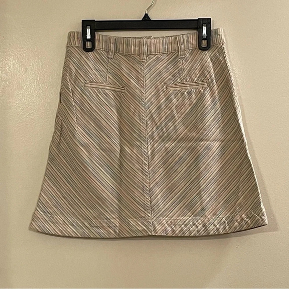 PILCRO AND THE LETTERPRESS by ANTHROPOLOGIE NWOT Chino Striped Skirt - Picture 6 of 11